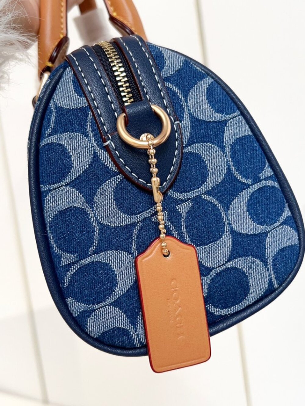 Coach small denim bag - Picture 6 of 8